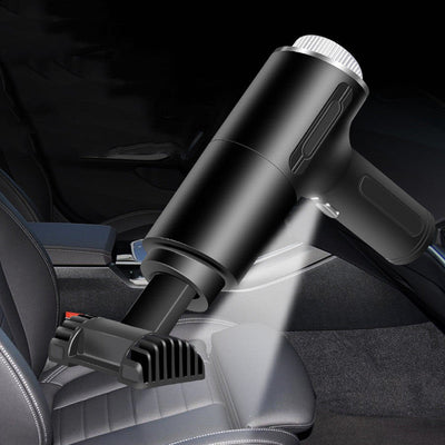 PowerVortex Handheld Car Vacuum – High-Suction Cleaner for Deep Interior Detailing
